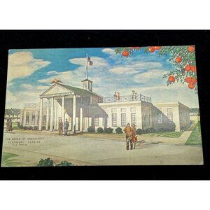 Vintage‎ House of Presidents Postcard Clermont Florida FL Unposted